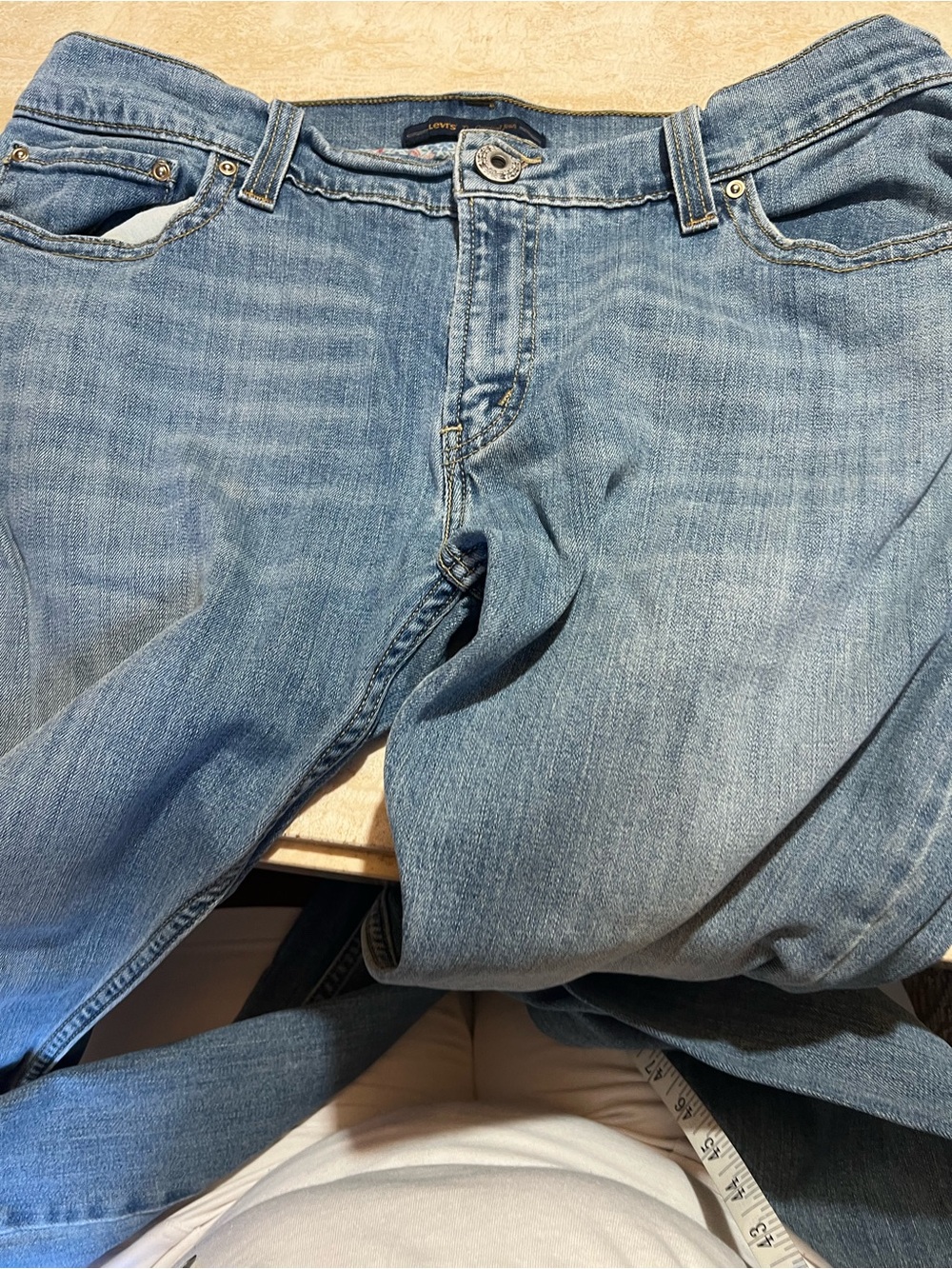 Levi's Light Blue Women's 542 Pencil Jeans - Size 16